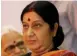  ??  ?? Sushma Swaraj