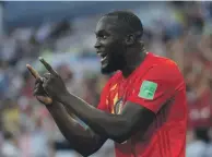  ?? EPA ?? Panama held on in the first half but Romelu Lukaku scored two late goals to ensure Belgium’s 3-0 win