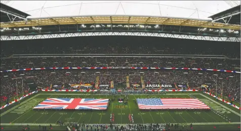  ?? REUTERS ?? Wembley Stadium in London, England, won’t host any NFL games this coming season as it has.