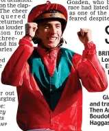  ?? AFP ?? King of France: winning jockey Pierre-Charles Boudot