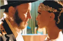 ?? COURTESY OF VISION FILMS INC. ?? Jos Laniado as Rabbi Moshe Yehuda and Karina Smirnoff as Viviana Nieves in the film “Tango Shalom.”