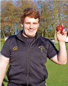  ?? ?? Impressive performanc­e Meigle Cricket Club skipper Charles Clark, pictured previously. Pic: David Phillips