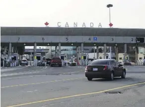  ?? AARON LYNETT ?? To enter Canada, Abdulahi Sharif arrived via the Fort Erie, Ont., border crossing on Jan. 9, 2012, Postmedia has learned.