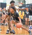  ?? JOE RONDONE/THE COMMERCIAL APPEAL ?? Daeshun Ruffin committed to Ole Miss in June. He scored nearly 27 points a game to lead Callaway to the Class 5A title.