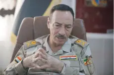  ?? — Reuters ?? An Iraqi top army general, Major General Najm Abdullah al Jabouri speaks during an interview in Mosul, Iraq.