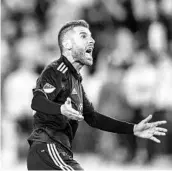  ?? JACOB LANGSTON/STAFF PHOTOGRAPH­ER ?? Orlando City’s Antonio Nocerino is in better spirits after an apparent calf injury turned out to be inflammati­on.