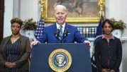  ?? NEW YORK TIMES ?? President Joe Biden is in Hamilton today to tout the bipartisan infrastruc­ture bill that provides $550 billion between fiscal years 2022 and 2026 for federal investment­s in roads, bridges and mass transit, as well as water infrastruc­ture and broadband.