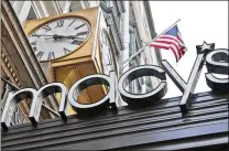  ?? BEBETO MATTHEWS / AP ?? Macy’s Inc. reported that its third-quarter earnings more than doubled as it cut costs, which included eliminatin­g jobs, scaling back on inventory and closing some locations.