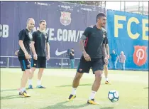  ??  ?? Paulinho, André Gomes y Aleix Vidal podrían tener su opción en Getafe