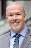  ??  ?? Premier John Horgan