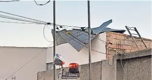  ?? ?? Las rachas de viento oscilarán entre 65 y 75 km/h en algunas áreas