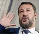  ??  ?? EX SOCIOS ENFRENTADO­S. Matteo Salvini terminó perdiendo la pelea que él mismo había comenzado. Quiso desplazar a Luigi Di Maio y terminó él afuera.