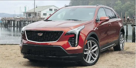  ?? PHOTOS: JIL McINTOSH ?? The 2019 XT4 marks Cadillac’s first compact sport-ute. The vehicle is part of the brand’s plan to reduce its sedan offerings and switch to predominan­tly SUVs.
