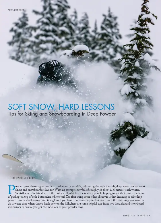 SOFT SNOW, HARD LESSONS - PressReader