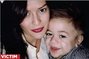  ??  ?? VICTIM CONTAMINAT­ION: Mason Djemat, above with his mum Victoria Freeman, died from an infection on a ward with a ‘high risk’ water supply at the QEUH, below