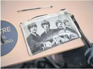  ?? ?? The pencil case of a student in The Beatles course at the University of Liverpool.