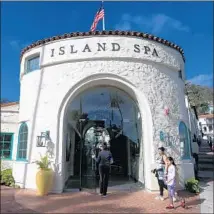  ?? Daniel A. Anderson ?? THE ISLAND SPA across from the harbor is Santa Catalina Island’s first destinatio­n day spa. It has nine treatment rooms.