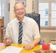  ?? ARCHIVFOTO: EILEEN KIRCHEIS ?? Munderking­ens Bürgermeis­ter Michael Lohner hat ein gesundes und ereignisre­iches Jahr hinter sich.