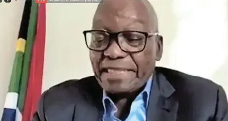  ?? Picture: SCREENSHOT ?? STANDING FIRM: Former president Jacob Zuma