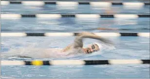  ?? ?? HAN, 13, could become the youngest U.S. swimmer to make a world championsh­ip team. At 12, she broke the national age-group mark in the 400 individual medley by nearly five seconds.