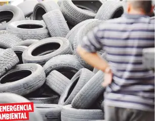  ?? Archivo ?? En abril pasado, Pierluisi ordenó a las agencias que tomaran las medidas necesarias para evitar que continúe la acumulació­n de neumáticos. EMERGENCIA AMBIENTAL