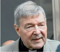  ?? AP ?? The High Court has granted disgraced cardinal George Pell special leave to appeal his conviction­s on the five child sex abuse charges he was found guilty of last year.