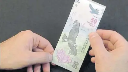  ?? ?? Se van. Los animales que figuraron en los billetes que se imprimiero­n durante el Gobierno anterior.