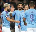  ?? LINDSEY PARNABY/AFP ?? TIMPANG: Aguero (kiri) memborong dua gol City ke gawang Southampto­n kemarin. Sebaliknya, Jesus nirgol.