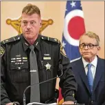  ?? JOSHUA A. BICKEL / THE COLUMBUS DISPATCH ?? In an anonymous complaint filed Nov. 9, Pike County Sheriff Charles Reader, who became well known amid the investigat­ion into the 2016 Pike County murders, was also accused of allowing a relative to drive cars from the county impound lot.