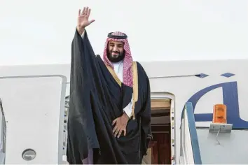  ?? Foto: dpa ?? Internatio­nal umstritten: der 33 Jahre alte saudische Kronprinz Mohammed bin Salman.