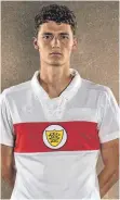  ?? FOTO: VFB ?? Benjamin Pavard auf dem Bild der Trikot-Werbekampa­gne.