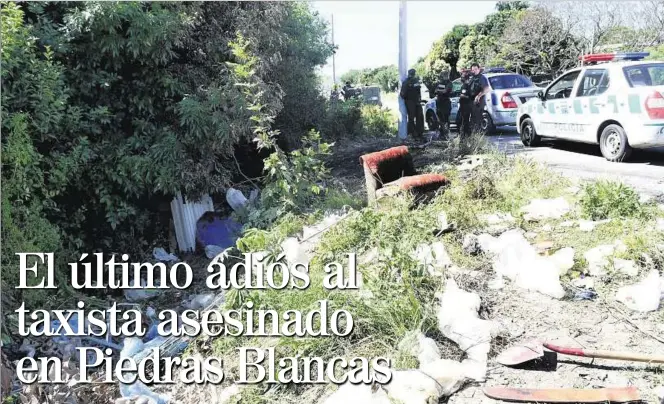  ??  ?? VIOLENCIA. Las primeras pericias indican que el taxista murió por un disparo en la cabeza.