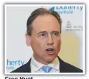  ?? ?? Greg Hunt.