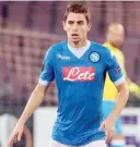  ??  ?? Jorginho, 24 anni, al Napoli da gennaio 2014