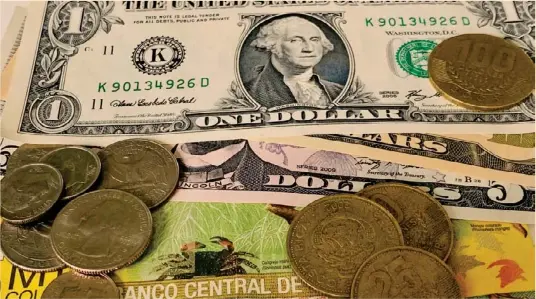  ?? SHUTTERSTO­CK ?? El 2023 fue el año en que más cayó el tipo de cambio en Costa Rica.