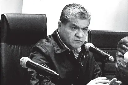  ?? CORTESÍA ?? Miguel Ángel Riquelme Solís, gobernador de Coahuila.