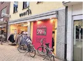  ?? RP-FOTO: MARKUS BALSER ?? Der Bonita-Shop auf der Kaßstraße schließt.