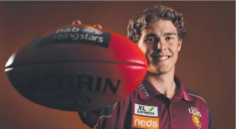  ?? Picture: Michael Klein ?? NEW LION: Deven Robertson after being drafted by the Brisbane Lions this week.