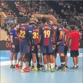  ?? FOTO: FC BARCELONA ?? El FC Barcelona Lassa consiguió su primera victoria en esta pretempora­da