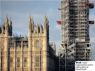  ??  ?? Work major regenerati­on work is taking place at Westminste­r