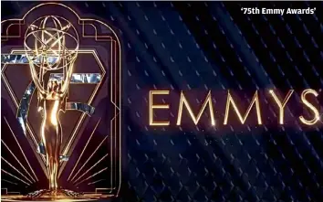  ?? FOX ?? ‘75th Emmy Awards’