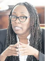  ?? ?? Jeanette Calder, executive director of Jamaica Accountabi­lity Meter Portal (JAMP).