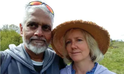 ?? ?? ‘It’s important to find a sense of happiness again after tragedy’ … Anil and Clare.