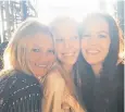  ??  ?? Girl pals together: Kate Moss, Ella Richards and Liv Tyler backstage