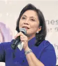  ?? EPA ?? Leni Robredo says killings are summary executions and wants transparen­cy.