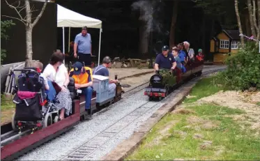  ?? Photo: Phil Barnes ?? FACING PAGE,
BELOW: The appeal of the Wythall Miniature Railway is clear from this picture from this season by Ken Jones
ABOVE: The Ingfield Manor Railway debuted its new accessible carriage on 18th June.