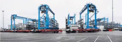  ?? ALEJANDRO GAMBOA EF ?? APM Terminals entrenó a sus trabajador­es en puertos ubicados en Colombia, Egipto, Brasil y Marruecos.