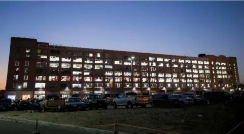  ?? — Reuters photo ?? The American Apparel factory headquarte­rs is pictured in Los Angeles, California. A growing share of US employers are struggling to hire new workers and some have raised wages as a result, according to a survey.