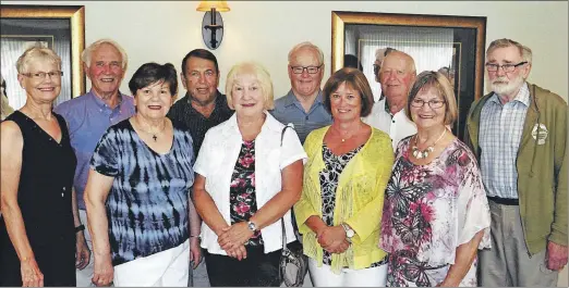  ??  ?? The current board of directors at Fidelis House. The Kentville society has offered a home away from home to people in need over the past 25 years.