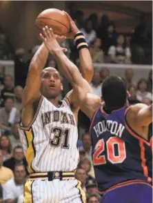  ?? Tom Strattman / Associated Press 2000 ?? In his 18season career with Indiana, Reggie Miller hit 2,560 3pointers, 23 more than Stephen Curry’s current total.